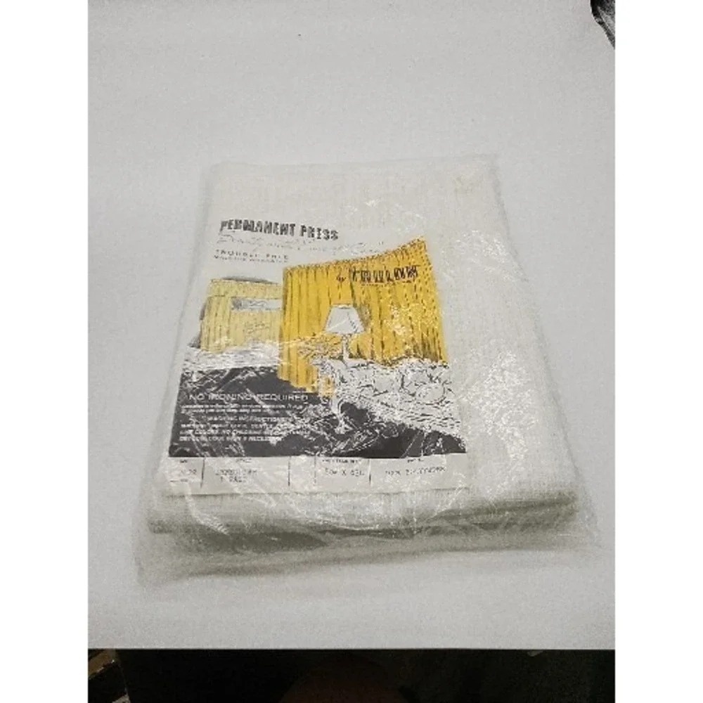 Vintage Trulon Curtains Panel 80